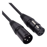 Cables Xlr Macho A Hembra Para Micrófono Y Altavoz