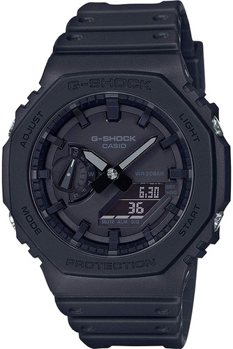 Reloj Casio G Shock Oak Ga-2100-1a1 Negro Mate Unisex Crono