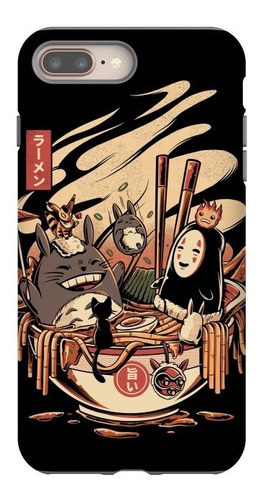 Estuche Artscase Para iPhone Y Samsung Diseño Ramen Poo