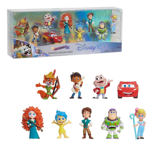 Disney 100 Set 8 Figuras Transformaciones Epicas 100 Años S9