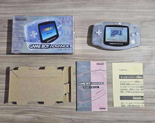 Game Boy Advance Completo Na Caixa Serial Batendo Tela Ips