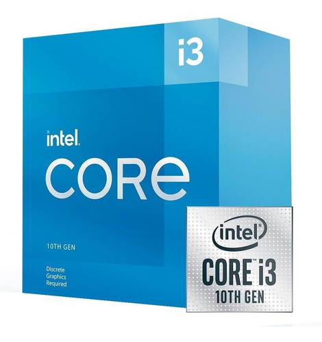 Processador Intel Core I3 10105f 3.70ghz / 4.4ghz Max.turbo 