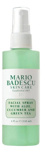 Mario Badescu Spray Facial Aloe, Pepino Y Té Verde, 118ml Tipo De Piel Todo Tipo De Piel