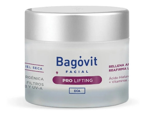 Bagovit Facial Pro Lifting Dia Piel Seca Reafirmante 50g