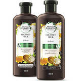  Kit X 2 Unidades Herbal Essences Coconut Milk Hidrata 800ml