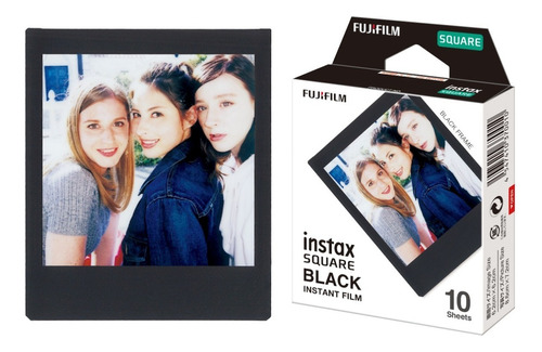 Rollo Fujifilm Instax Square Black Frame Marco Negro