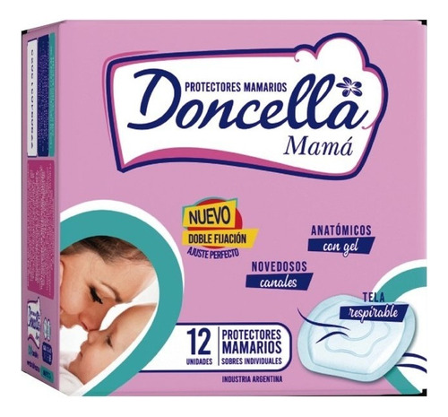 Protectores Mamarios Doncella X 12 Un