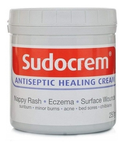 Crema De Curación Sudocrem Antiséptico De 250g