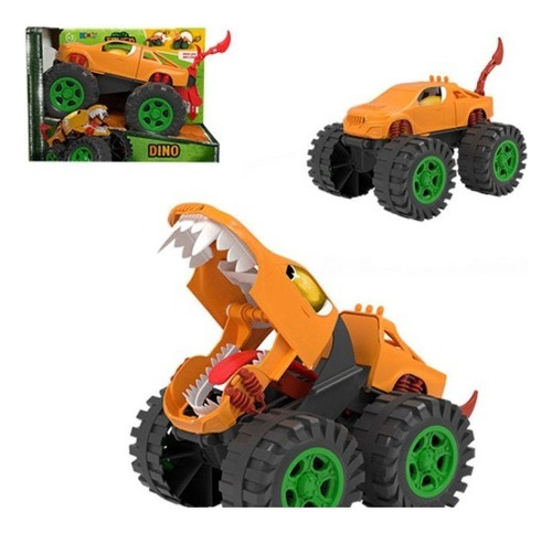 Monster Truck Dino Naranja 