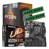 Combo Actualizacion Pc Amd Ryzen 7 5700g 16 Gb 512 Gb Nvme