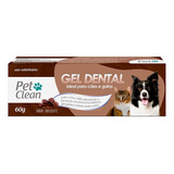 Kit Gel Dental + Spray Bucal + Escova Dedeira Pet Clean