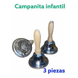 Campana Musical Cromada  3 Piezas