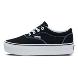 Tenis Canvas Active Negro Doheny Platform Mujer Vans Vans