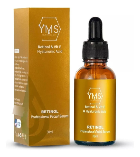 Serum Yms Ácido Hialurónico Retinol Vitamina C Y E