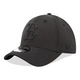 New Era Gorra Boston Red Sox Black 39thirty Elástica Negra