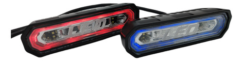 Set Chase Led Strobo Azul Y Rojo Tipo Rigid Polaris Can Am 