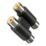 Adaptador Splitter Ficha Doble Rca Hembra X2 - Factura A / B