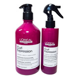 Loreal Rizos Curl Expression Shampoo Crema Hidratante + Agua