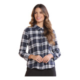 Camisa Blusa Feminina Xadrez Flanelada Manga Longa 