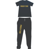 Conjuntos Deportivos Freefire Free Fire Camiseta+jogger 