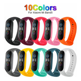 Correa Para Mi Band 6/5/amazfit Band 5 Silicona Correa 10pcs