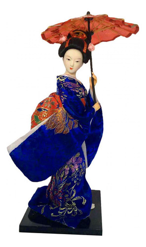 Muñecas Con Kimono De Geisha Japonesa, Figura Coleccionable