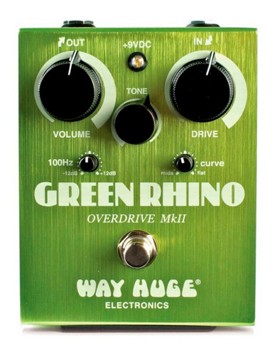 Pedal Overdrive Guitarra Way Huge Whe202 Green Rhino 