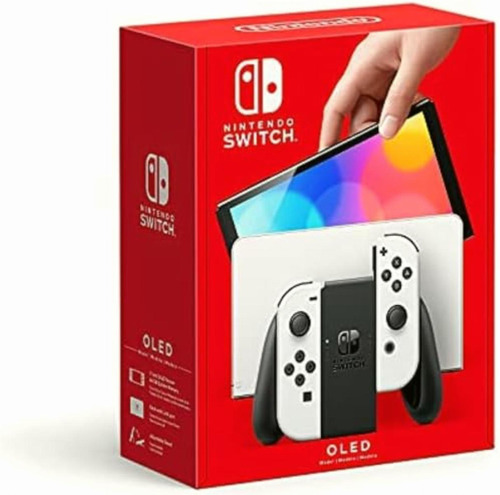 Consola Nintendo Switch Modelo Oled W/white Joy-con Con 12