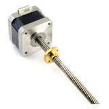 Motor Nema 17 1.8° Torque:3kgcm Largo:40tornillo 295mmtr8*8