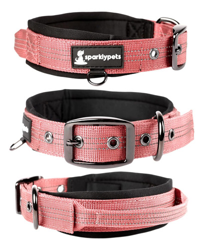 Sparklypets Collar Para Perros Resistente Con Asa Para Perro