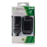 Kit Bateria Cargador Cable Carga Y Juega 4800mha Xbox 360