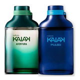 2 Perfume Colônia Natura Kaiak Aventura + Kaiak Pulso 100ml