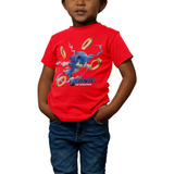 Playera Sonic Caricatura Niño/adulto Caricatura 100% Algodón