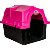 Casa De Cachorro Pequeno De Plastico Pug Yorkshire Pinscher Cor Rosa