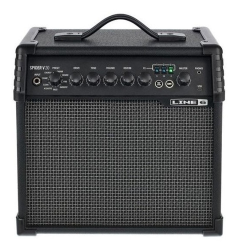 Line 6 Spdrv20 Amplificador Guitarra Electrica Spider V 20w Color Negro