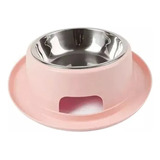 Comedero Plato Para Perro Gatos De Acero Inoxidable 22cms 