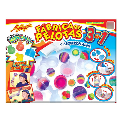 Fábrica De Pelotas 3 En 1 Mi Alegría Mezcla, Crea Y Juega | Meses sin interés