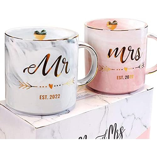 Regalos De Boda Parejas Casadas 2022, Tazas  Mr. Y Mrs....