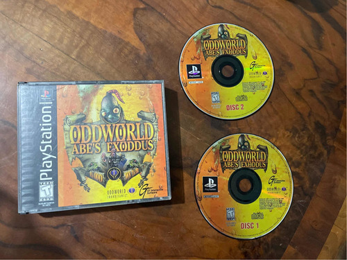 Oddworld Abes Exoddus Playstation 1 Psone Original