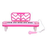 Piano Para Niños Micrófono Eléctrico Teclado Música Digital