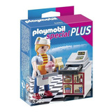 Playmobil 5292 Especial Plus Caja Registradora Con Mesera !! Color Azul