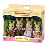 Sylvanian Families Familia Dos Coelhos De Leite Epoch 4108