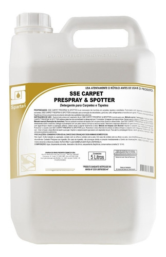 Sse Carpet Prespray & Spotter 5l - Spartan