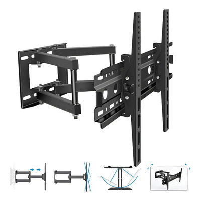 32-85inch Soporte Base Tv Brazo Largo Para Monitor Pantallas Negro