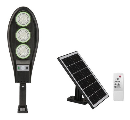 Foco Led Solar 150w Sensor Movimiento Panel Control Remoto