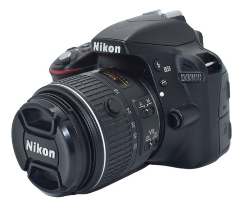  Cámara Nikon D3300 Dslr+ Lente 18-55mm Vr Usada Como Nueva 