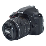  Cámara Nikon D3300 Dslr+ Lente 18-55mm Vr Usada Como Nueva 