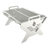 Churrasqueira Maleta Portátil Camping Grande 40cm Soft Grill