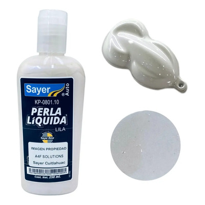Perla Líquida Automotiva Sayer Kp-0801 Lila 250ml Aperlada