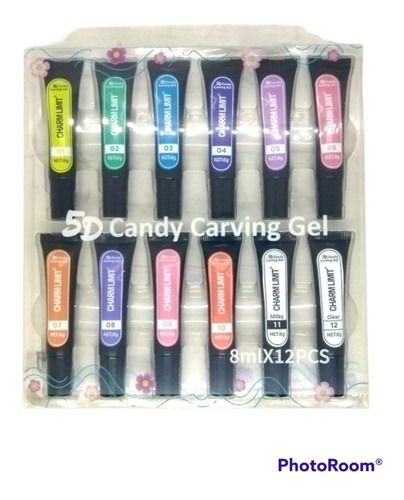 Charm Limit Nail 5d Candy Carving Gel 8ml X12